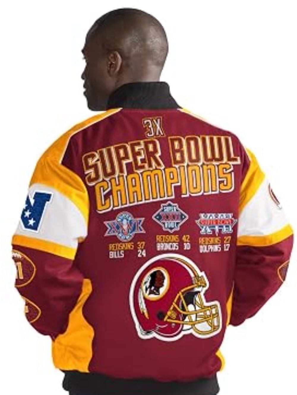 Men's XL Washington Redskins Super Bowl Varsity Jacket